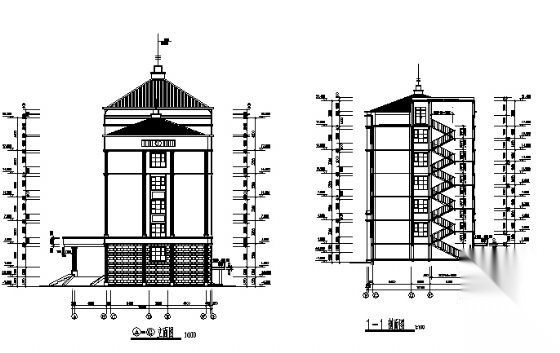 某五层检察院办公楼建筑设计施工图施工图下载【ID:151432124】