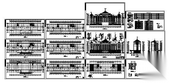 某五层检察院办公楼建筑设计施工图施工图下载【ID:151432124】