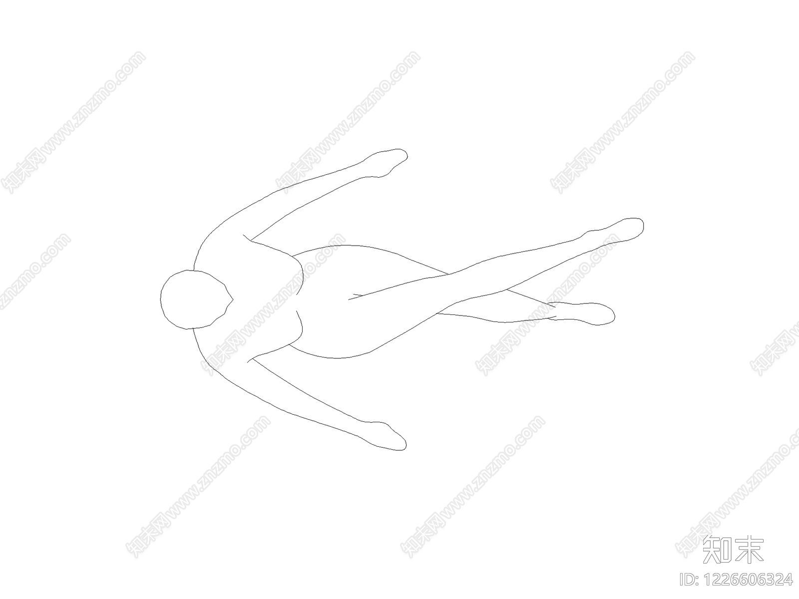 人物cad施工图下载【ID:1226606324】
