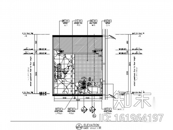 [深圳]某国际大酒店K1房型客房施工图施工图下载【ID:161964197】