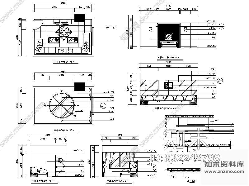 图块/节点KTV包房详图Ⅲ施工图下载【ID:832242799】