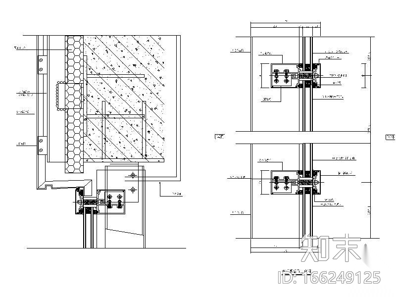 北大医院迁建工程幕墙详图施工图下载【ID:166249125】