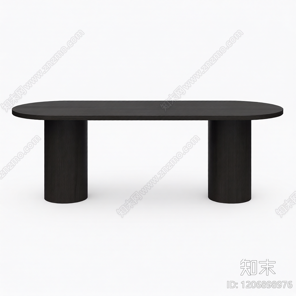 办公桌3D模型渲染效果图