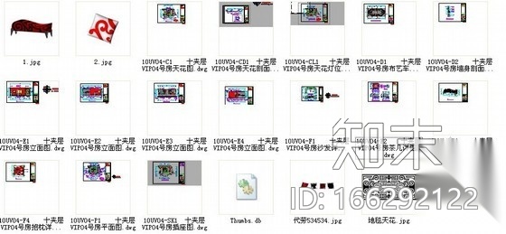 四号主题俱乐部包间室内装修图cad施工图下载【ID:166292122】