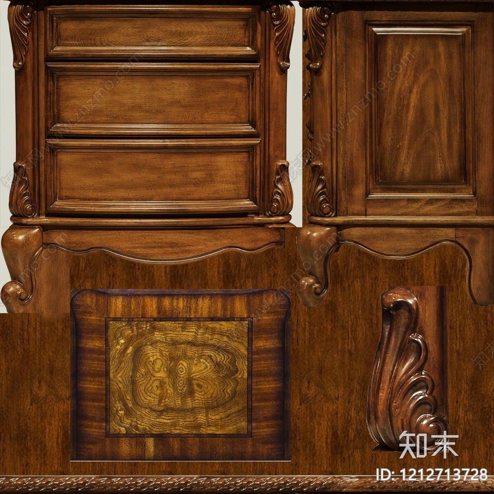 木材雕花贴图下载【ID:1212713728】