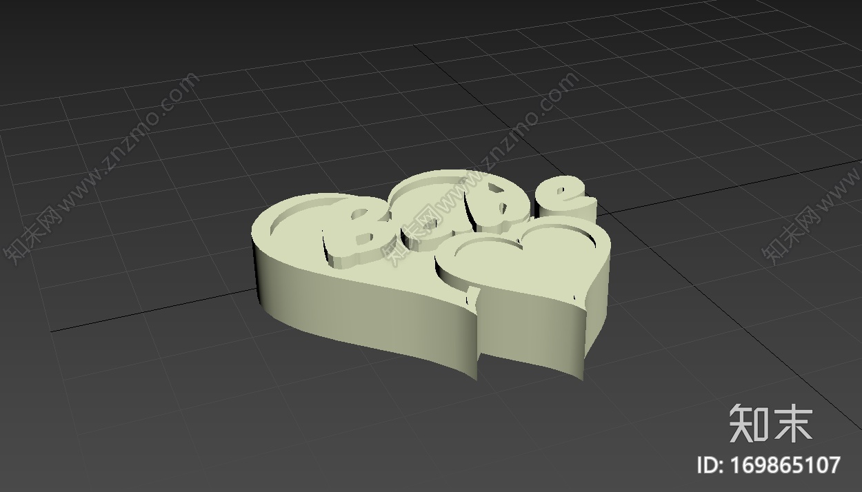 爱心雕塑3d打印模型下载【ID:169865107】