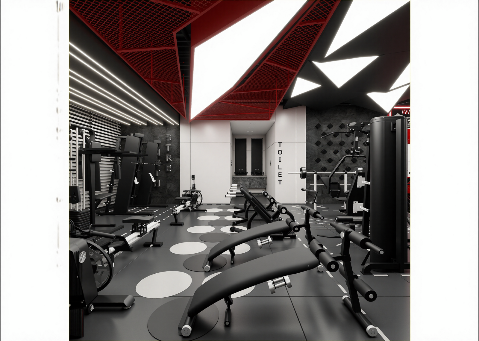 工业健身房3D模型下载【ID:1215053170】