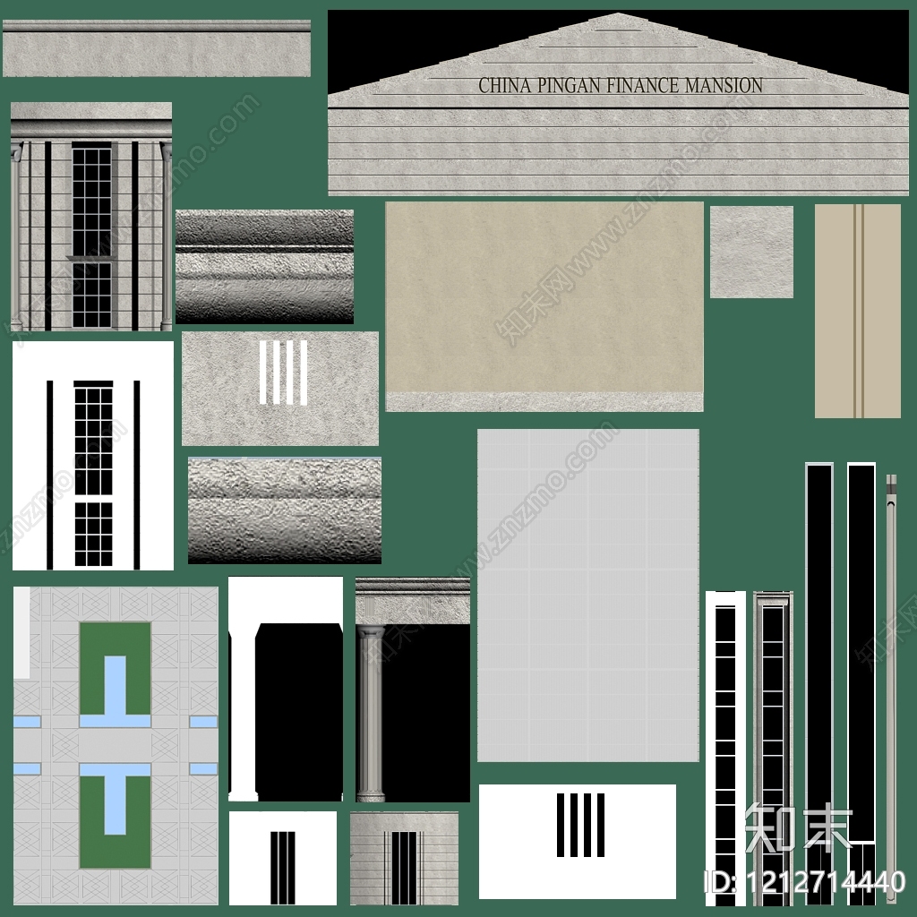 建筑外立面贴图下载【ID:1212714440】
