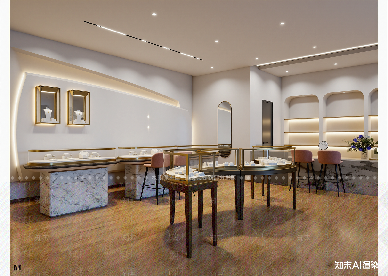 轻奢其他展厅3D模型下载【ID:1214626621】