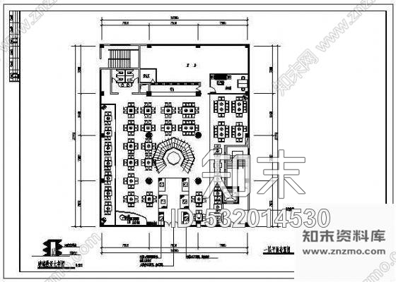 施工图全套餐厅装饰图cad施工图下载【ID:532014530】