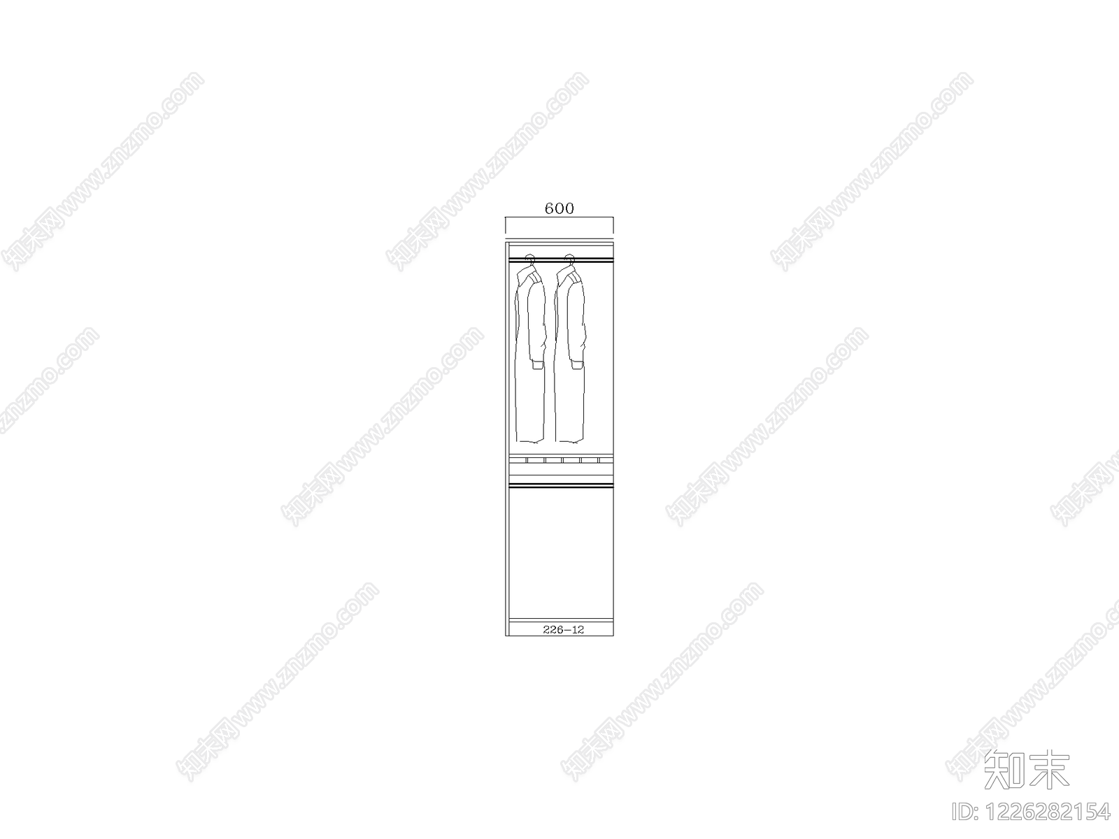 柜子cad施工图下载【ID:1226282154】