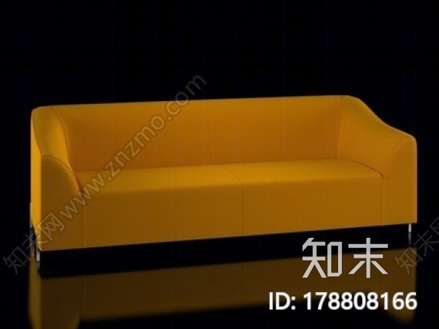 后现代风格双人沙发3D模型下载【ID:178808166】