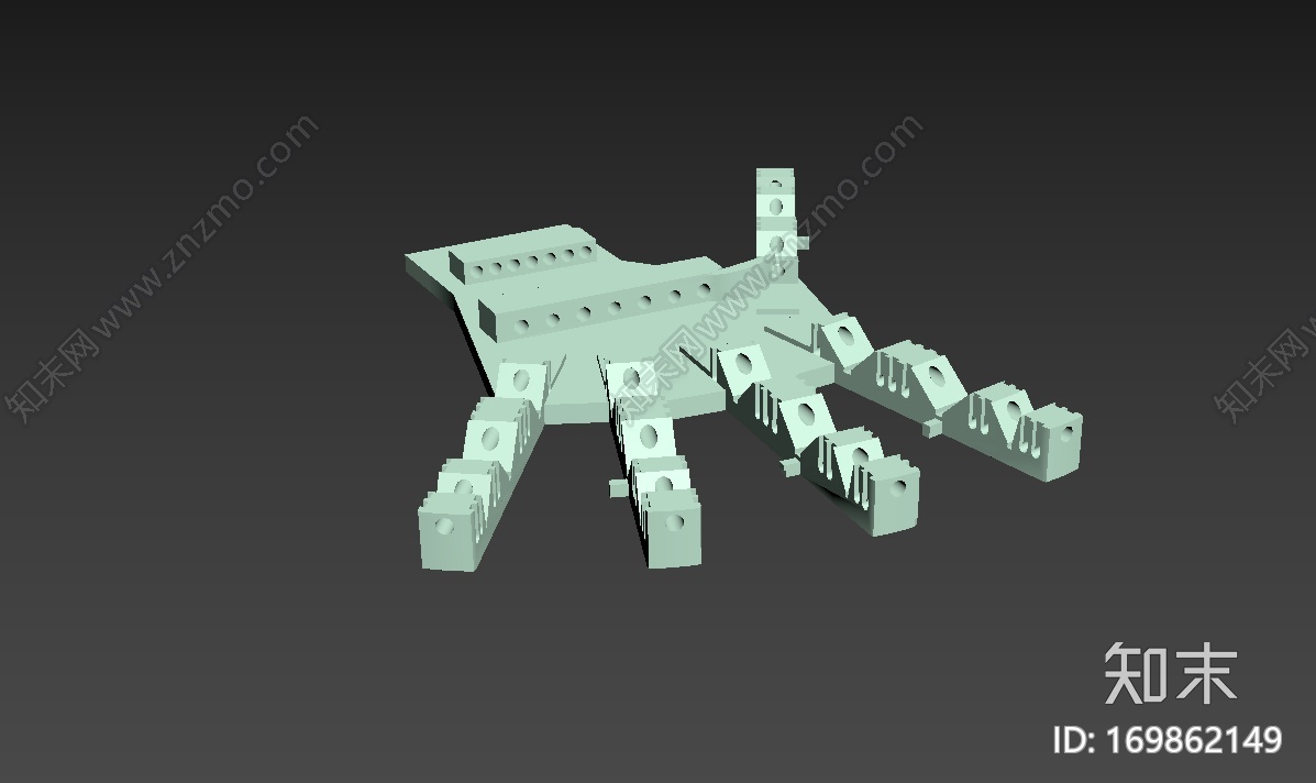 关节机械手3d打印模型下载【ID:169862149】