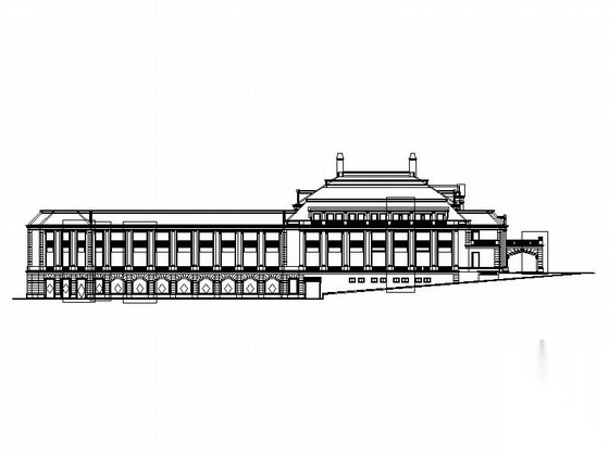 [新疆]3层现代风格旅游酒店建筑施工图cad施工图下载【ID:167654179】