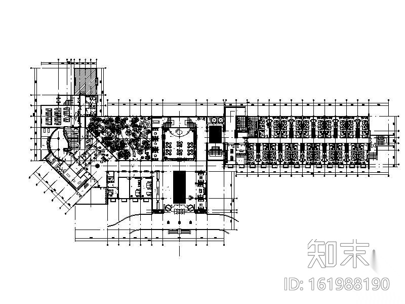 某国际大酒店装修图(含效果)cad施工图下载【ID:161988190】