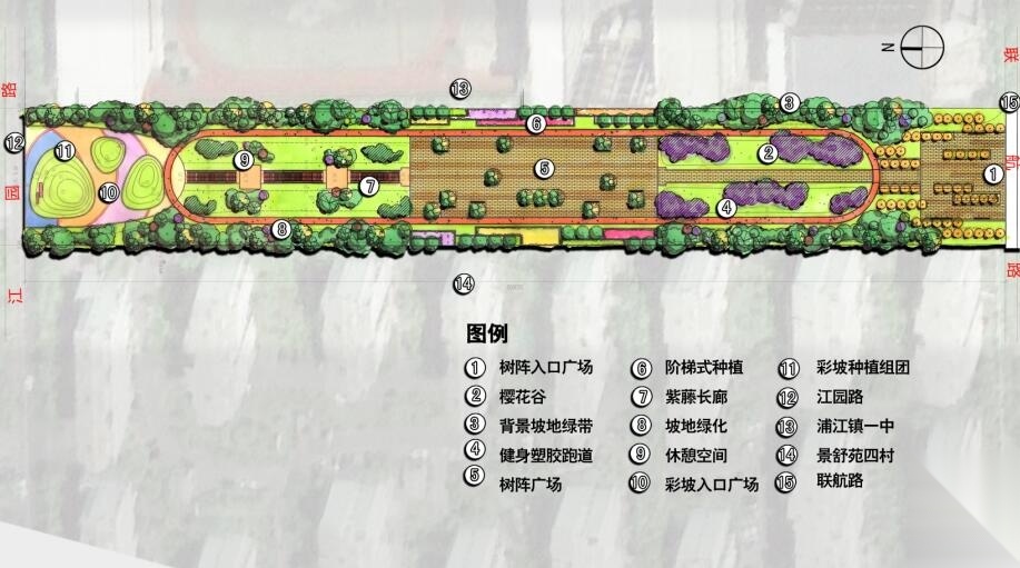 [上海]“长谷花园”公共绿地概念性景观规划方案cad施工图下载【ID:161015129】