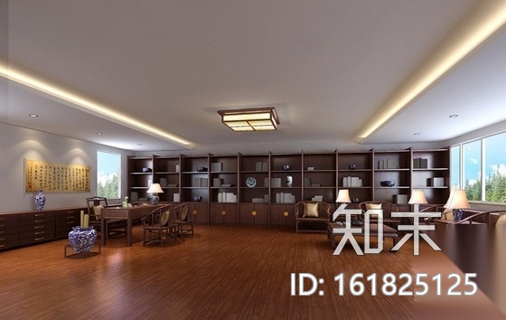 [广州]浓郁的东方美中式别墅装修施工图（含效果图）cad施工图下载【ID:161825125】