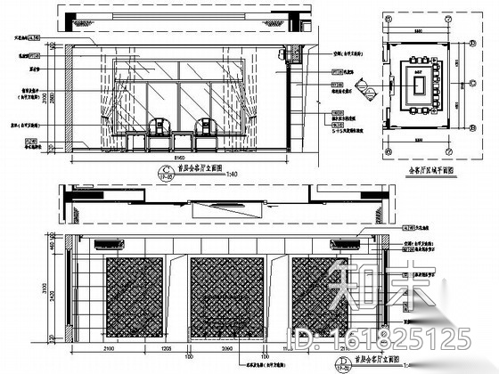 [广州]浓郁的东方美中式别墅装修施工图（含效果图）cad施工图下载【ID:161825125】