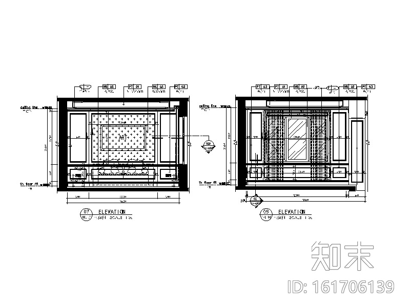 [上海]欧式风格双拼别墅CAD施工图（含效果图实景图、3D...cad施工图下载【ID:161706139】