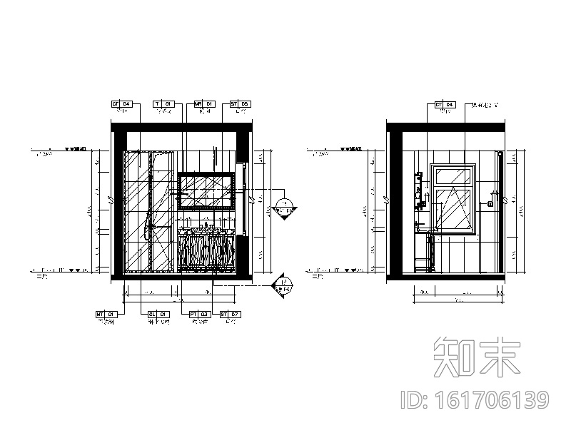 [上海]欧式风格双拼别墅CAD施工图（含效果图实景图、3D...cad施工图下载【ID:161706139】