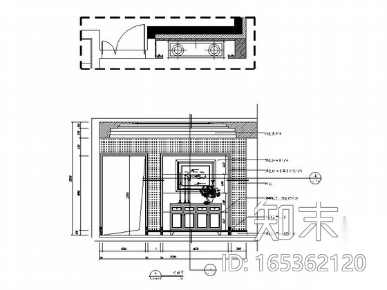 [重庆]欧式奢华三室两厅室内装修图cad施工图下载【ID:165362120】