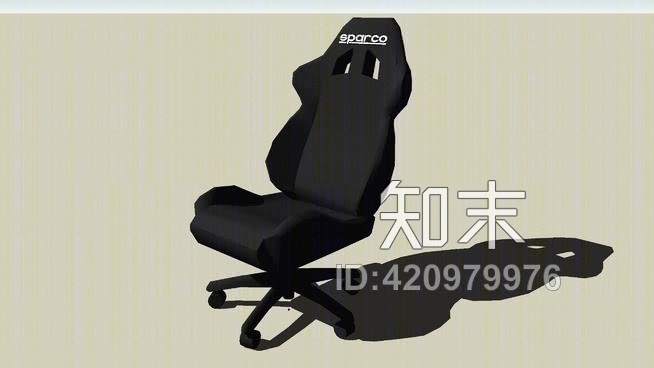 赛车座椅办公椅SU模型下载【ID:420979976】