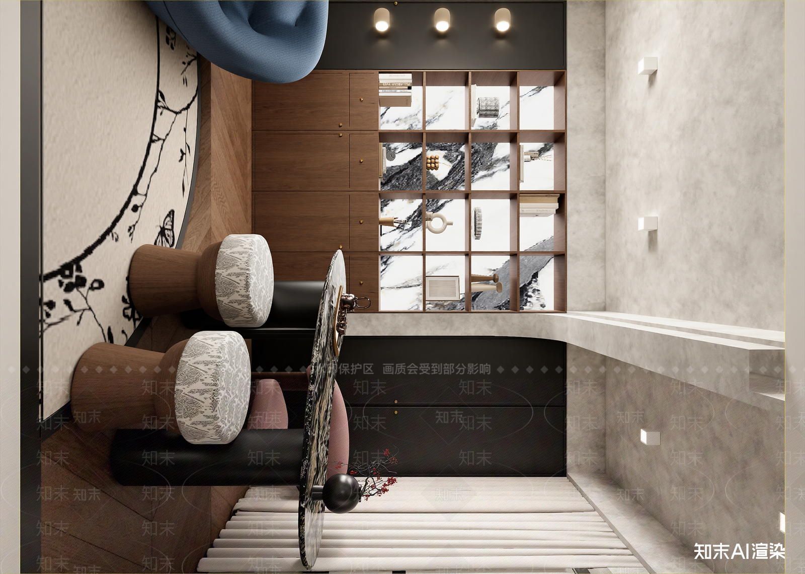 法式衣帽间3D模型下载【ID:1215125642】