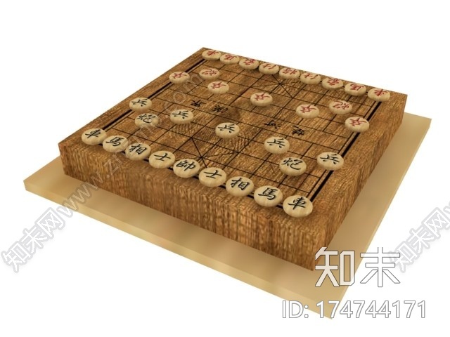 中国象棋(Lowpoly)CG模型下载【ID:174744171】