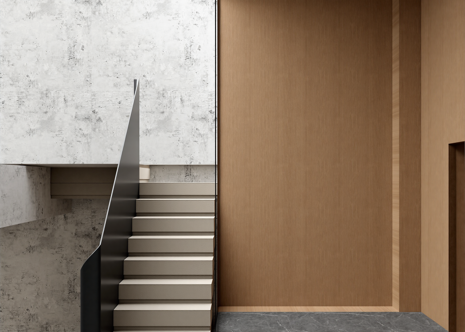 新中式楼梯间3D模型下载【ID:1214828113】