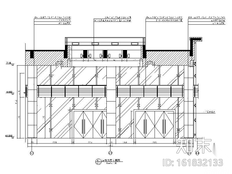 某集团研发基地办公楼装修图（含实景）cad施工图下载【ID:161832133】