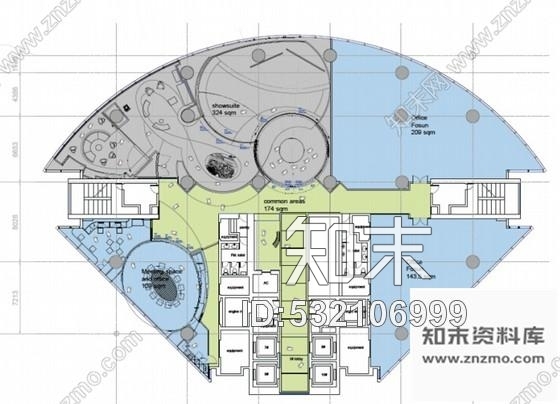 施工图上海国际团队打造金融中心体验展厅施工图含全套汇报方案cad施工图下载【ID:532106999】