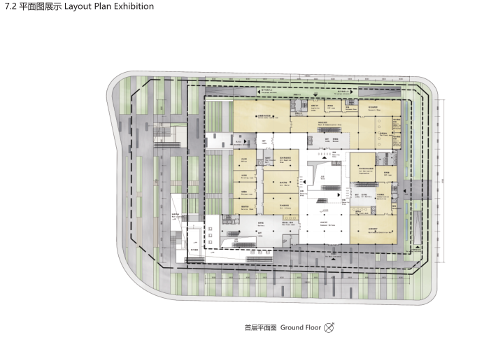 宝安公共文化艺术中心建筑方案设计竞赛文本施工图下载【ID:151594149】