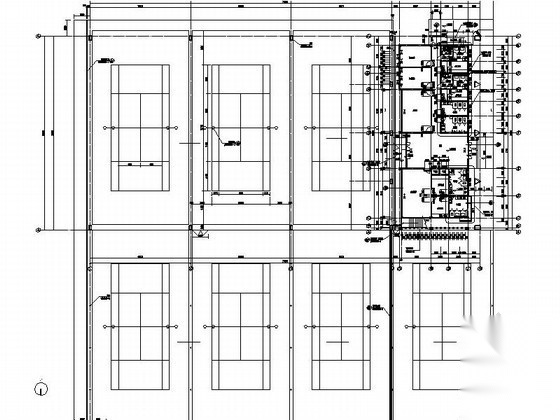 [温州]某大学膜结构网球场建筑施工图（含膜结构参数）施工图下载【ID:160733142】