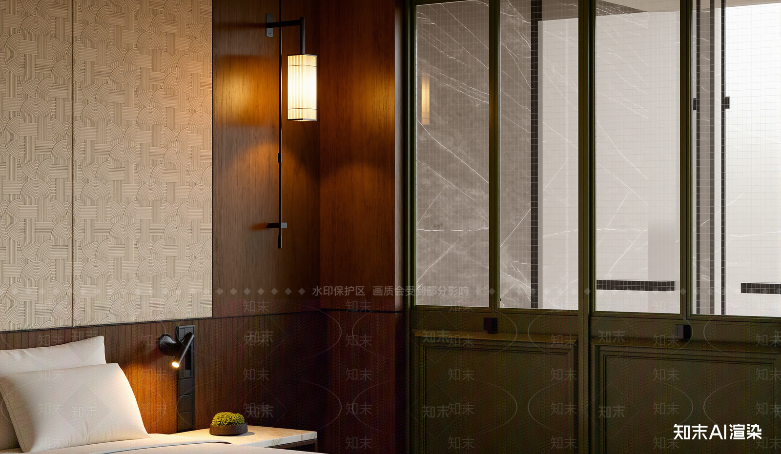 现代家居卧室3D模型下载【ID:1222055042】