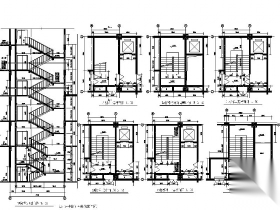 某十层医院建筑施工图（含节能设计）cad施工图下载【ID:166317124】