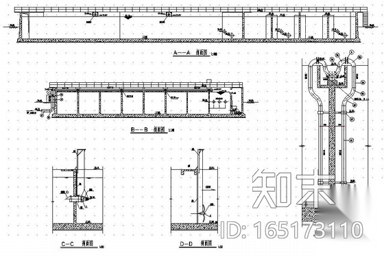 A2O工艺污水处理厂施工图施工图下载【ID:165173110】