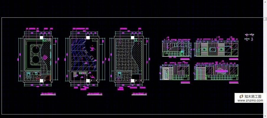 KTV包房装修图两套cad施工图下载【ID:76921751】