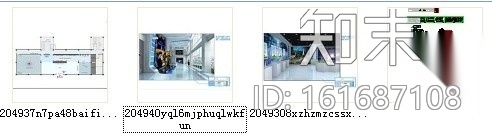 [重庆]高新智能科技功能规划产业园展示厅装修施工图（含...cad施工图下载【ID:161687108】