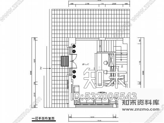 施工图厦门某时尚快餐店室内装修施工图含实景cad施工图下载【ID:532005543】