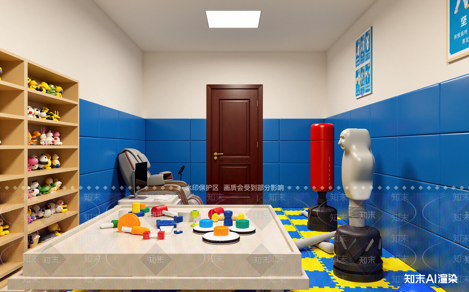 儿童娱乐室3D模型下载【ID:1214451393】