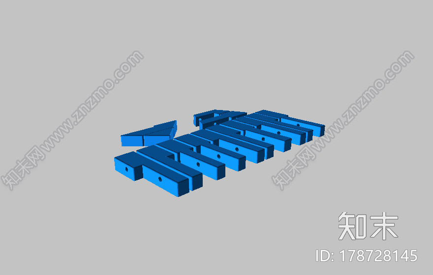 钢琴琴键领带3d打印模型下载【ID:178728145】