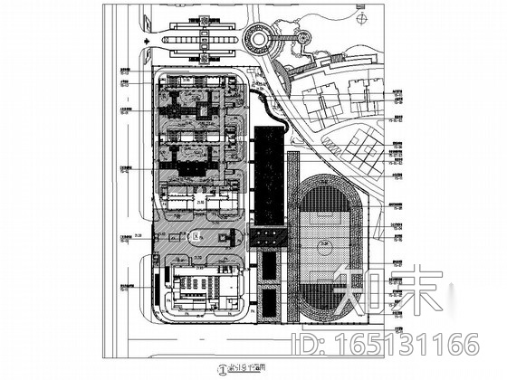 [武汉]某小学景观工程施工图集cad施工图下载【ID:165131166】