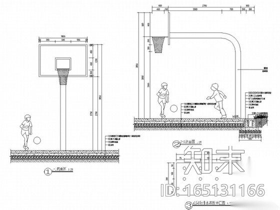 [武汉]某小学景观工程施工图集cad施工图下载【ID:165131166】