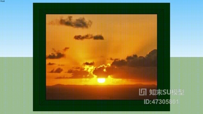 装饰画SU模型下载【ID:47305801】
