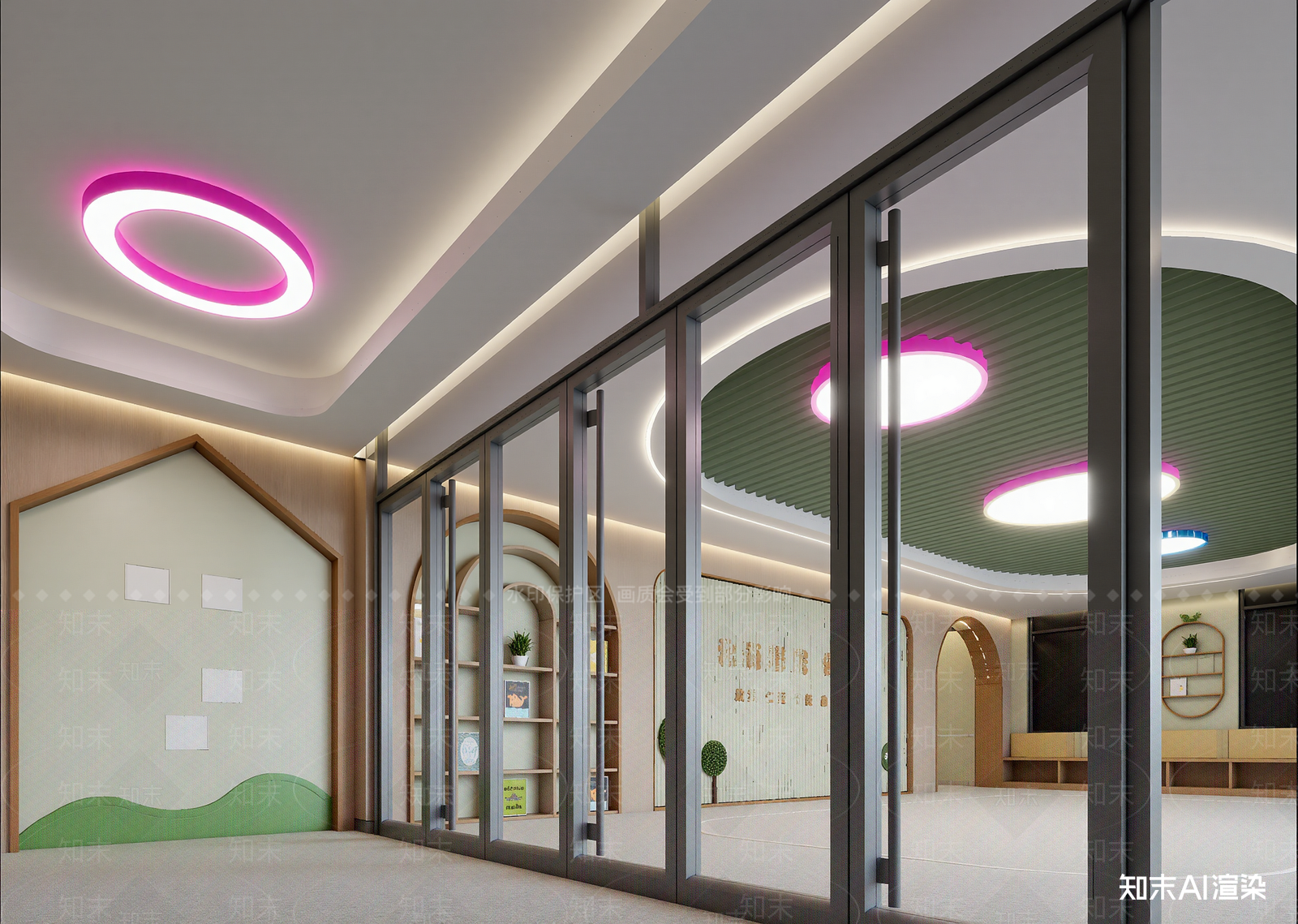 现代教室3D模型下载【ID:1214719900】
