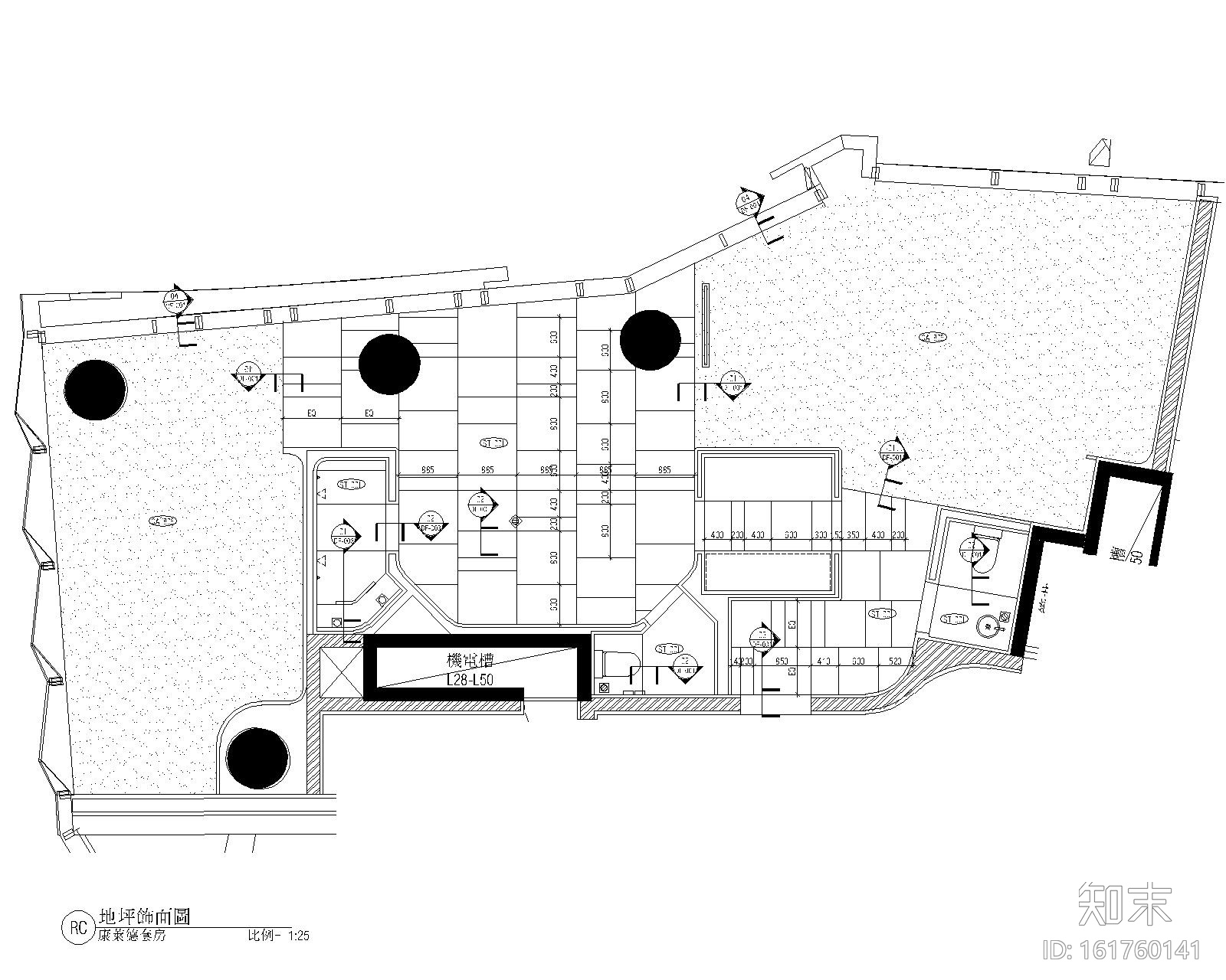 [浙江]杭州康莱德酒店全套施工图+效果图施工图下载【ID:161760141】