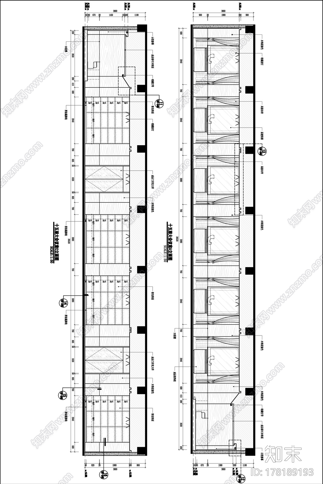 现代酒店|效果图+CAD施工图cad施工图下载【ID:178189193】
