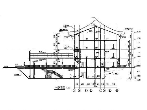 [张家界]某四层度假式酒店建筑施工图cad施工图下载【ID:166725161】