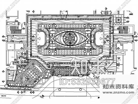 施工图迪拜某豪华酒店大堂室内装修施工图施工图下载【ID:532033677】