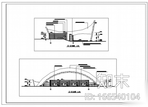 深圳某文化大楼室外空间设计cad施工图下载【ID:166540104】